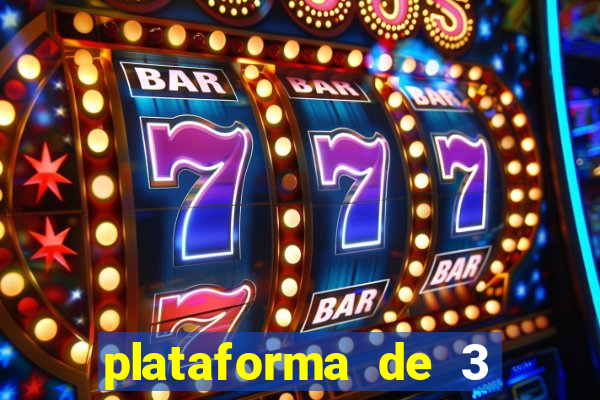 plataforma de 3 reais jogo